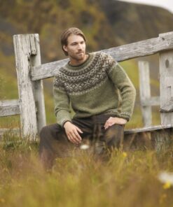 Strikkeopskrift – Sweater “Vængjatök” 40-16 – “Lettlopi” (Sendes straks)