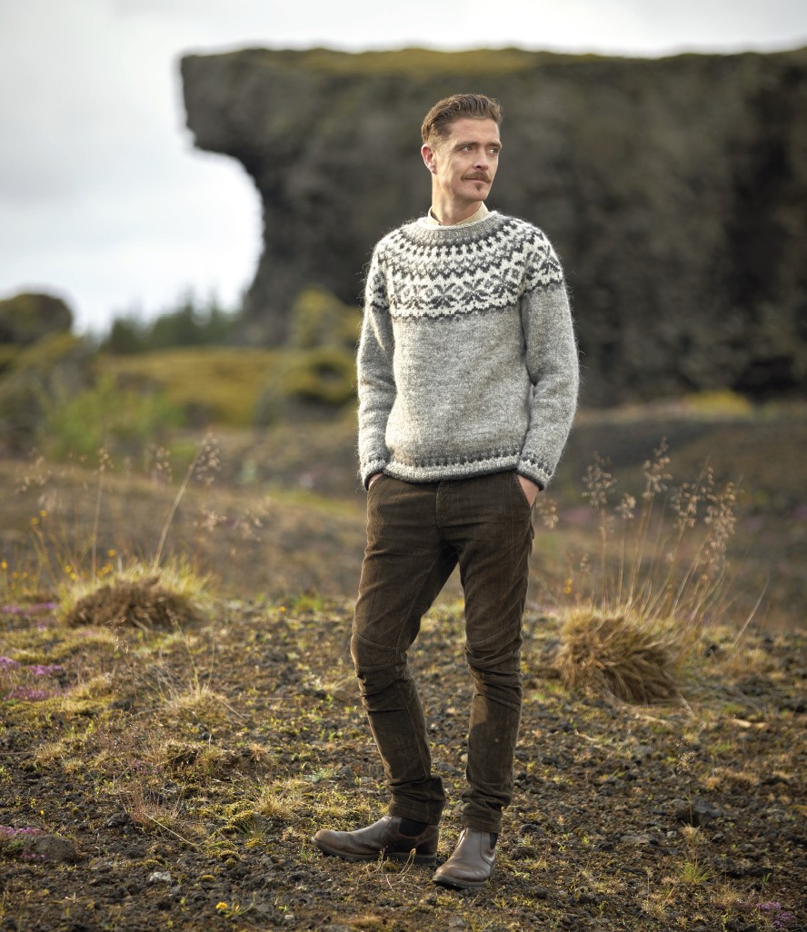 Strikkeopskrift – Sweater “Vængjatök” 40-16 – “Lettlopi” (Sendes straks)