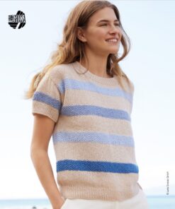 StrikkeKit Stribet T-Shirt Ecopuno FRA KUN 468 KR.