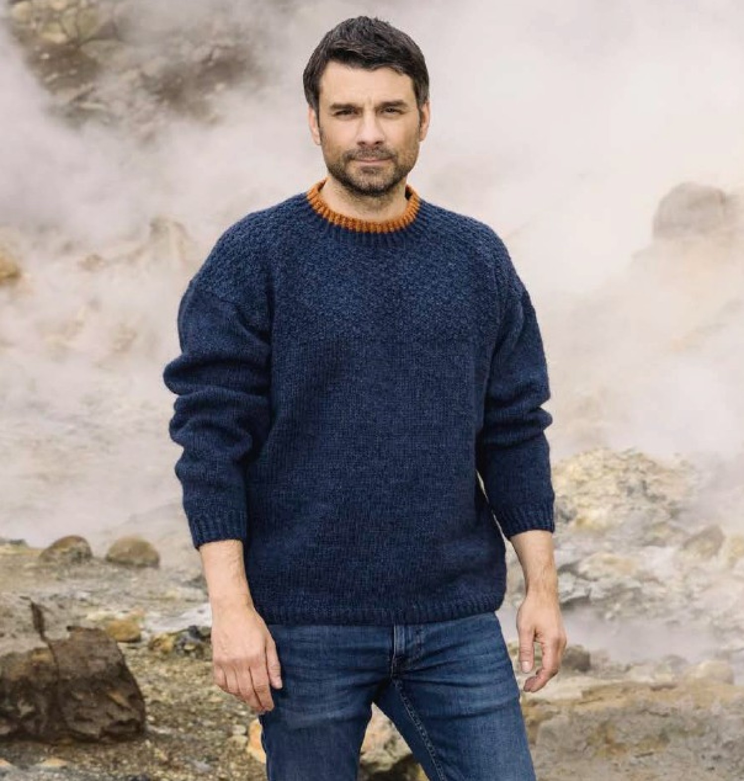 Strikkeopskrift – Sweater “Viktor” 41-14 – “Lettlopi” (Sendes straks)