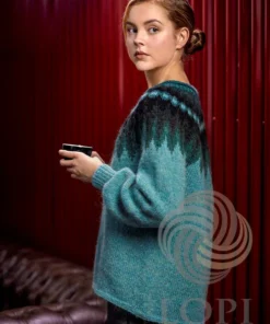 Strikkeopskrift – Islandsk Sweater “Uppstytta” 38-12 – Strikkes i “Lettlopi” (Sendes straks)