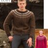 Strikkeopskrift – Islandsk Unisex Cardigan “Blær” 33-01 – “AlafossLopi” (Sendes straks)