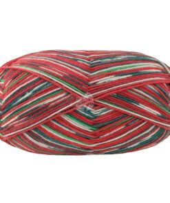 Strømpegarn Julestrømper – Sokkegarn “Christmas 6798” udgave af Lana Grossa Meilenweit 100 g