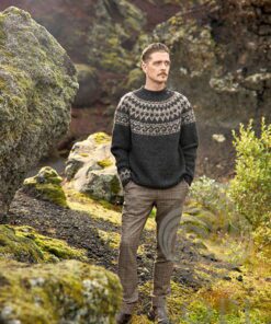 Strikkeopskrift – Islandsk sweater “Alexander” 40-05 – “Lettlopi” (Sendes straks)