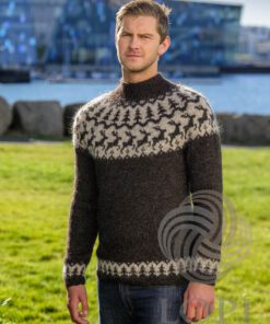 Strikkeopskrift – Sweater “Rensdyr” (Unisex) 36-05 Lettlopi (Sendes straks)