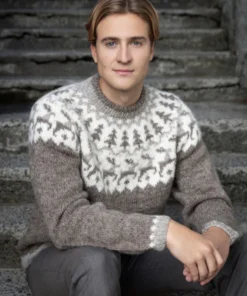 StrikkeKit "Rensdyr i Sneen" FRA KUN 379 KR.