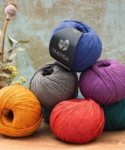 Diversa Lana Grossa garn – Blødt og lækker med melangeeffekt – Bomuld og Viskose