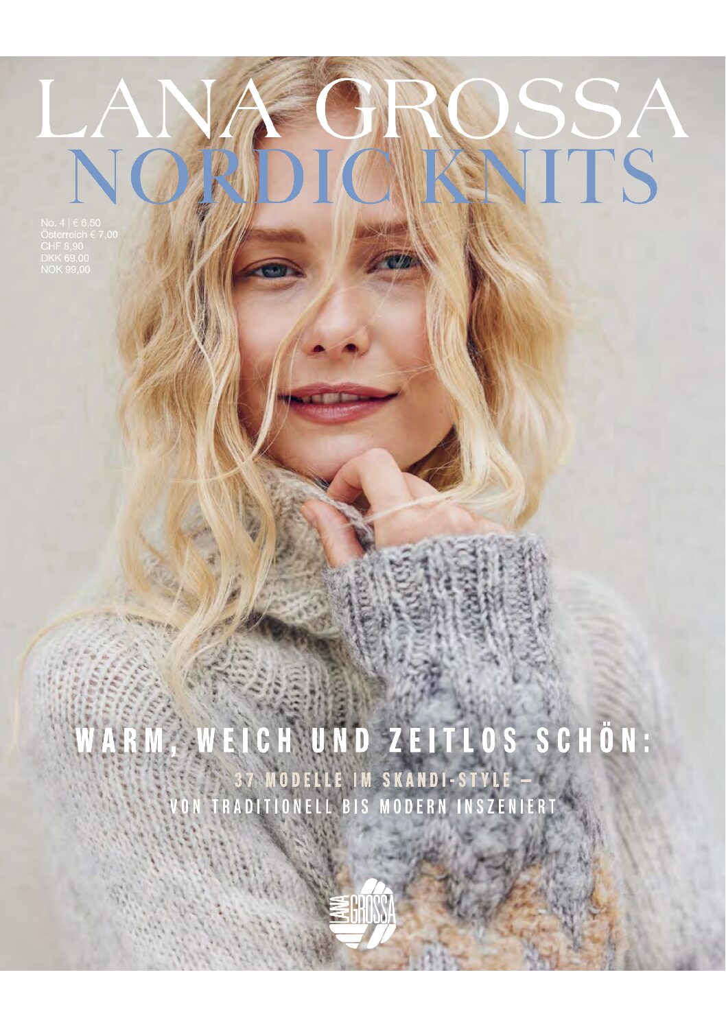 Nordic Knits nr. 4 Magasin og opskriftshæfte med 37 strikkeopskrifter og billeder. Lana Grossa