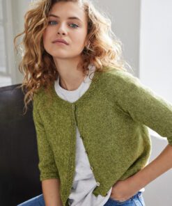 StrikkeKit Østersjakke i Ecopuno Garn+Opskrift FRA KUN 267 KR