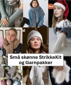 Små skønne StrikkeKit og Garnpakker