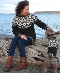 Strikkeopskrift – Ivalu Sweater “Lettlopi” Str. S – XL (Sendes straks)