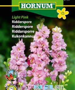 Ridderspore “Light Pink” – Blomsterfrø