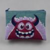 Broderikit Clutch “Fru Tø” fra Baldyre – Sjov DIY clutch med monsterdesign