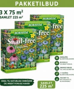 Blomsterblanding Sneglefri – Blomsterfrø til 225 m2