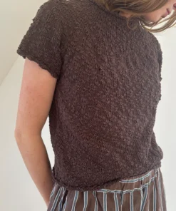 Garnpakke til Plain Yoke Tee 19 fra Le Knit – Hjertegarn Cotton Flamé – STR 4XL-5XL