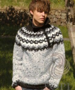 Strikkeopskrift Órói 27-13 – Islandsk sweater (Unisex) | Álafosslopi (Sendes straks)