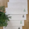 Pomp Stitch Servietter med Juletræer 2038-1 – Broderikit 4 stk.